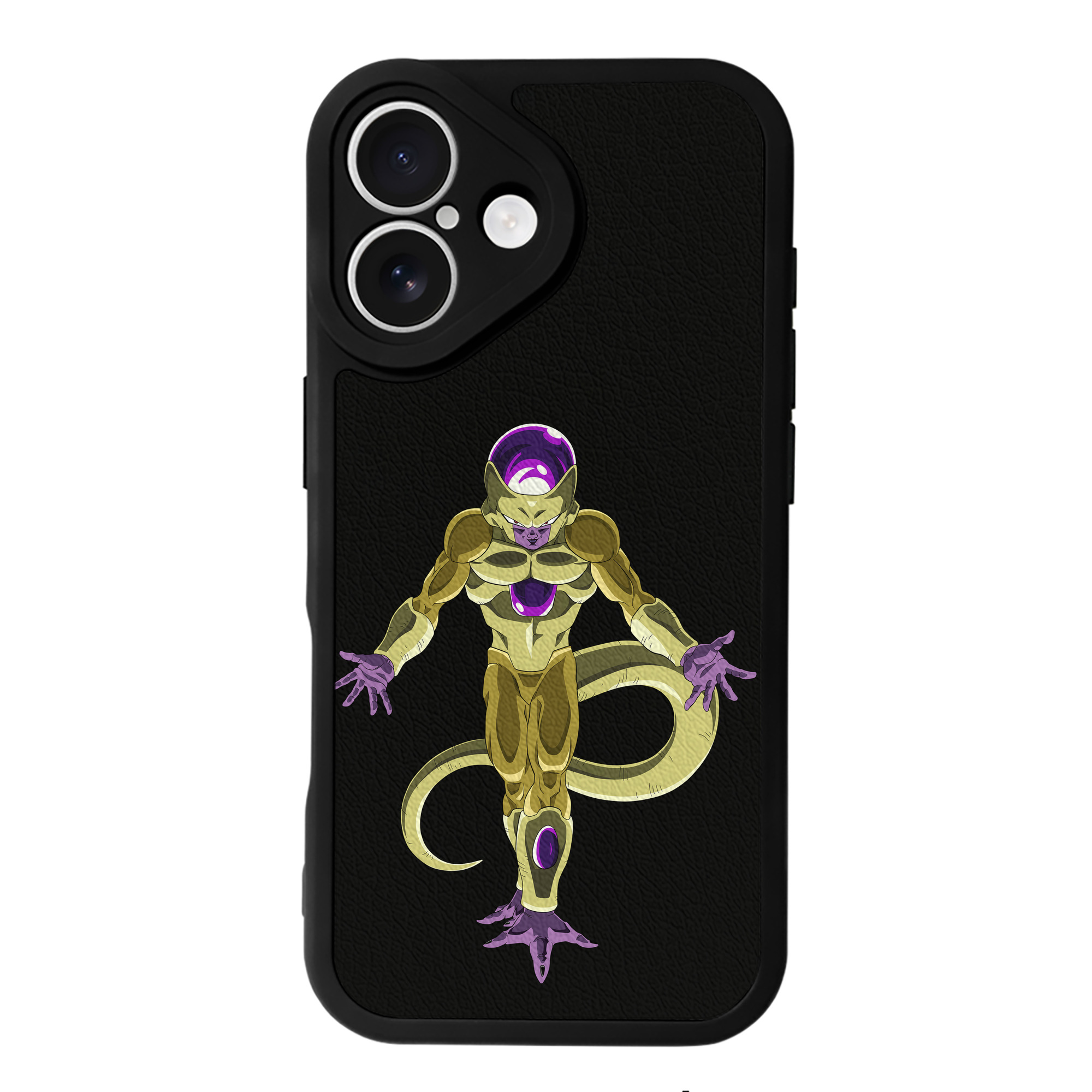 （画像用） ドラゴンボール フリーザ DRAGON BALL Frieza 【iPhone 16シリーズ対応】シリコンスマホケース（レザー調） 材質：シリコン